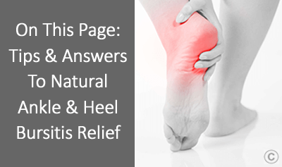 Ankle and Heel Bursitis Treatment - OSMO Patch