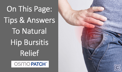 Hip Bursitis Treatment - OSMO Patch - AU